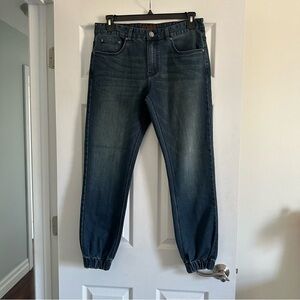 Size 33 Tainted Denim Cotton Jeans Joggers